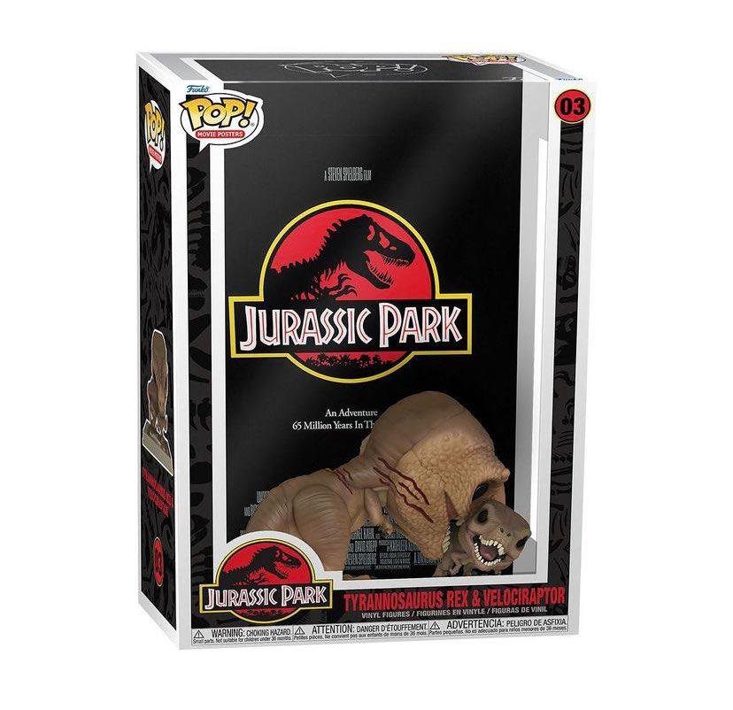 196190 0 0000 figoura funko pop movie posters jurassic park tyrannosaurus rex velociraptor 03