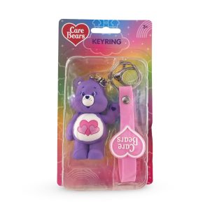 Care Bears – Μωβ Share Bear Μπρελόκ Αξεσουάρ Τσάντας – 8cm