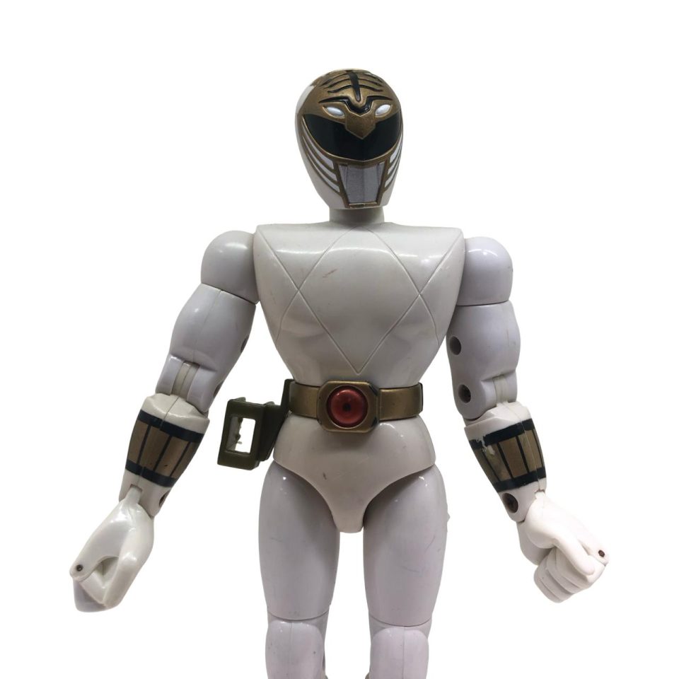 Vintage Bandai Mighty Morphin Power Rangers - White Ranger - Replay Toys