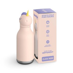 Asobu Bestie Μονόκερος Μονωμένο Μπουκάλι Ανοξείδωτο Ατσάλι - 460ml