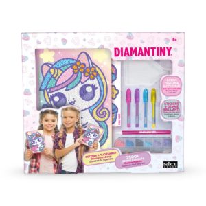 Diamantiny Kawaii Ημερολόγιο – Λαμπερό Σημειωματάριο Μονόκερος Διαμαντένιο Καλλιτεχνικό Σετ