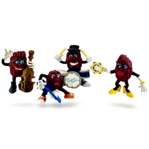 Vintage California Raisins Σετ Μπάντας (1987-88 Applause) - 8εκ