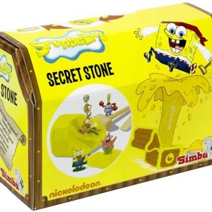 spongebob secret stone sand treasure chest 6x95cm with figure 25cm assorted in display 16 2