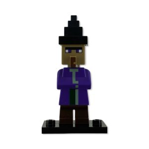 Authentic LEGO Minecraft Witch Minifigure With Black Hat (4εκ.)